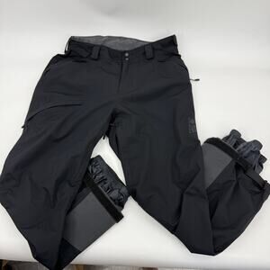 MOUNTAIN HARDWEAR Returnia Insulated Pant Mens Size M Black Snow Ski Vents